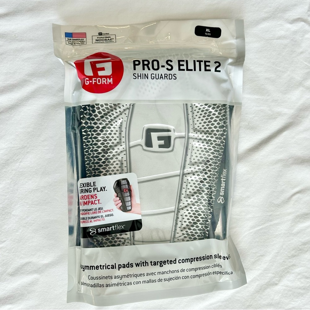 G-Form Pro-S Elite Shinguards, XL, NWT